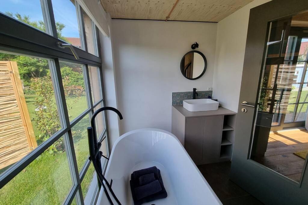 特里博Tiny Loft Im Suedhessischen Ried公寓 外观 照片